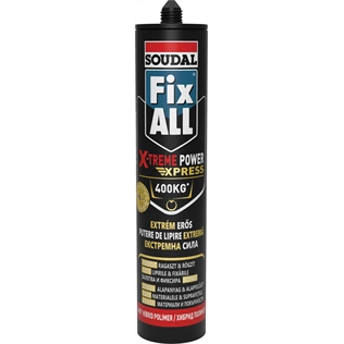 Soudal Fix All X-treme Power Express ragasztó 280ml Soudal Fix All X-treme Power Express ragasztó 280ml